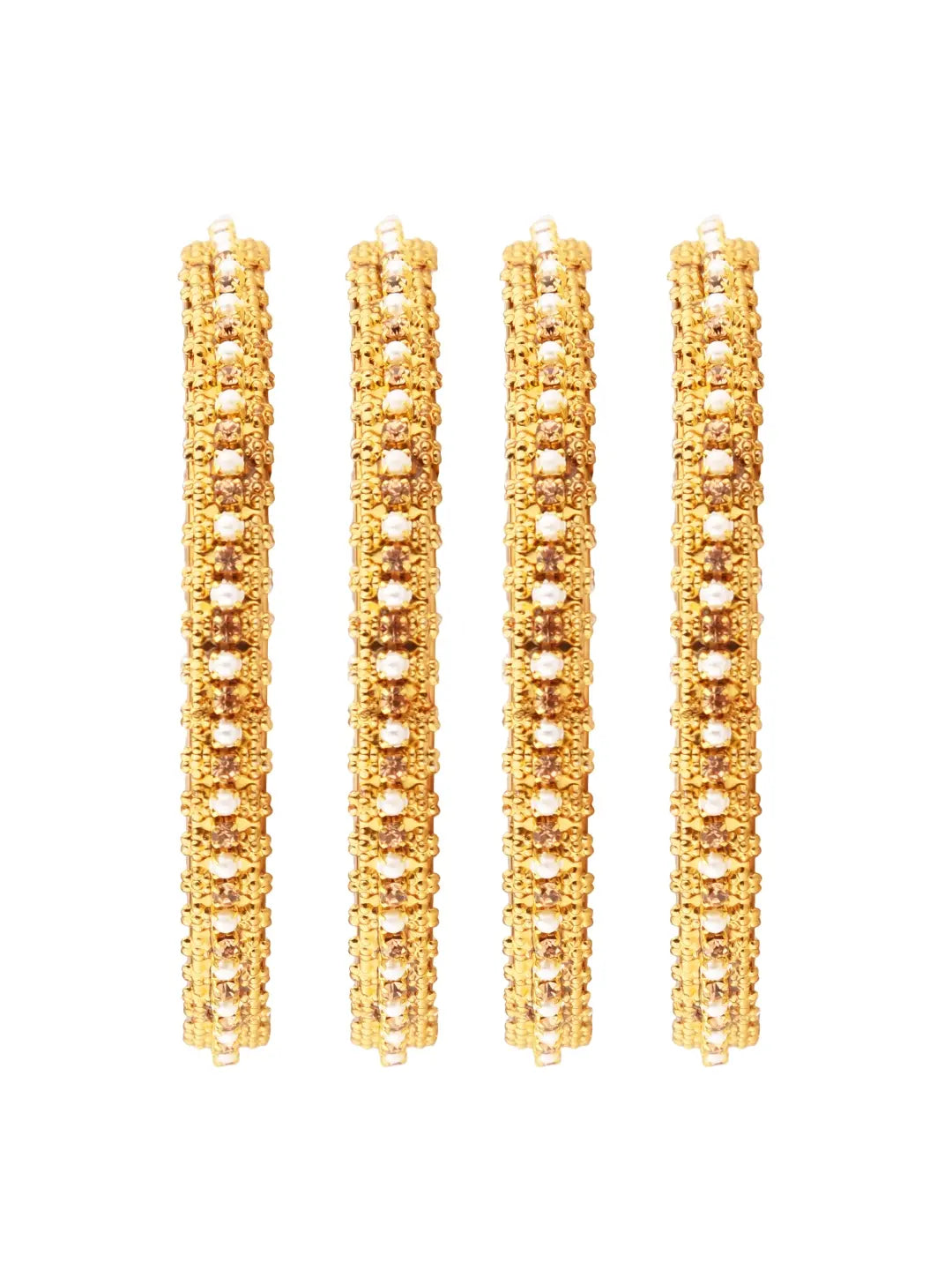 Gold Plated Sleek Bangles